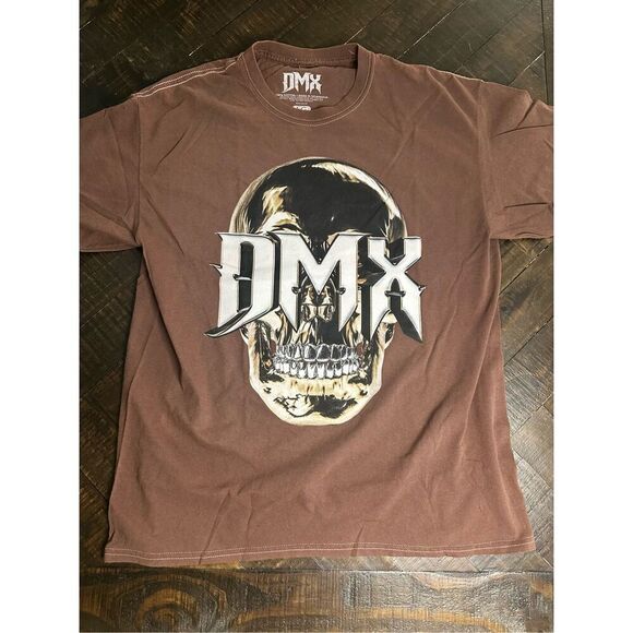 DMX Skull Graphic Short Sleeve Music T Shirt Size Large Short Sleeve Tee - Picture 1 of 2